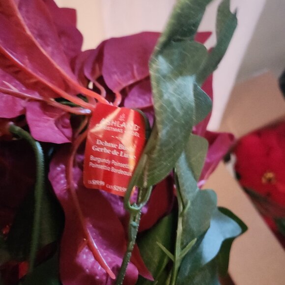 Box of Ashland christmas Noel Flowers/Holiday Decor Mixed Lot Deluxe Bush Box - Picture 14 of 15